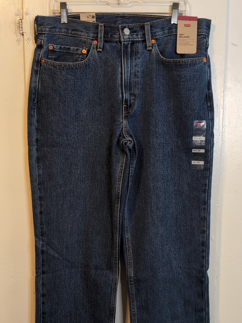 Levi's 550 Relaxed Blue Jeans NWT mens 34x32